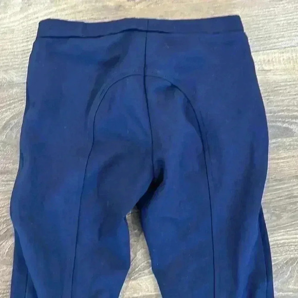HR Farm Equestrian Riding Pants Girls SZ 10 Navy/Blue 65% Cotton,25%polyester - Picture 7 of 11
